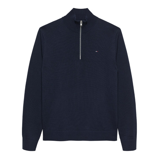 Tommy Hilfiger Ανδρική πλεκτή μπλούζα Slim Essential Light 1/4 Zip Sweater